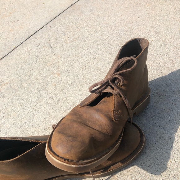 Men's Brown Leather Shoes - Picture 4 of 5